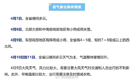 未来一周，山西有弱冷空气活动