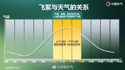 2025杨柳絮盛飞预警地图