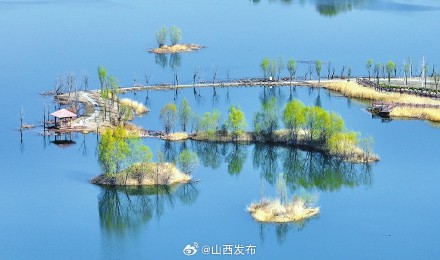 太原汾河公园四期焕发盎然生机 太原汾河公园四期焕发盎然生机