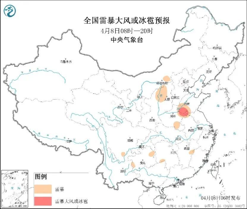 雷暴大风、雷阵雨今天将抵安徽! 雷暴大风、雷阵雨今天将抵安徽!
