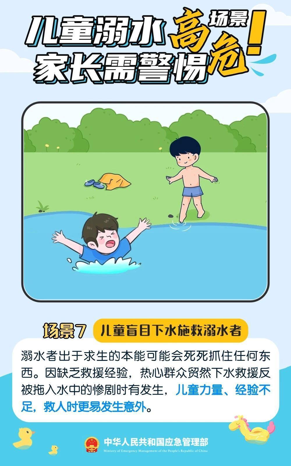 小孩哥自制泡沫船下河划水 家长千万警惕这些溺水高危场景