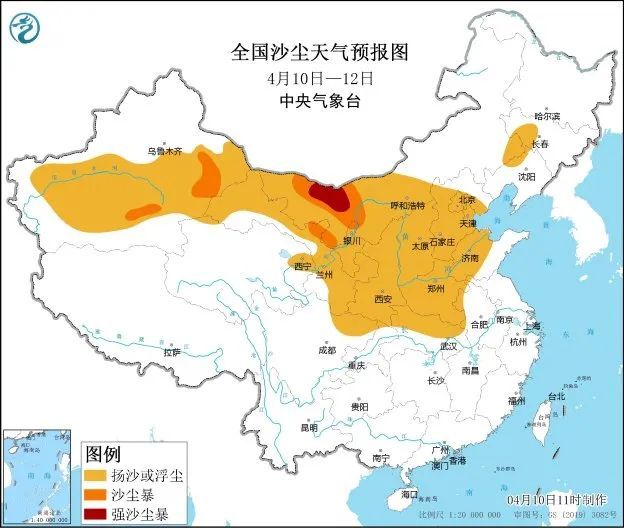 强冷空气来了！大风降温和雨雪，华北注意罕见持续性大风！