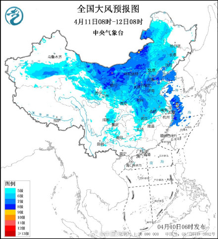 较强冷空气明起来袭 华北等地风力强劲 东北地区内蒙古将有强雨雪