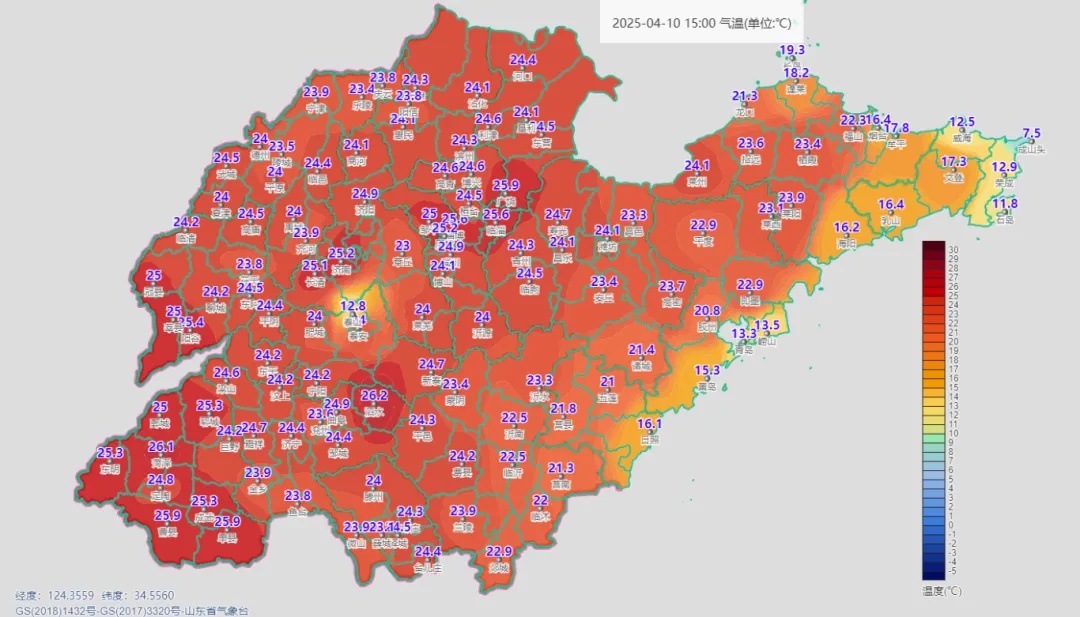 山东发布双橙预警！10级以上阵风+降温14℃，大部地区有扬沙或浮尘