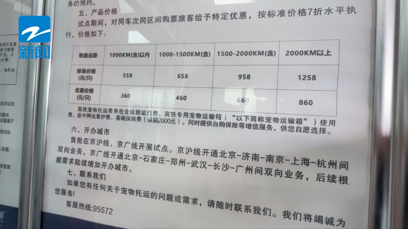 杭州东站首批！“毛孩子”也能坐高铁了