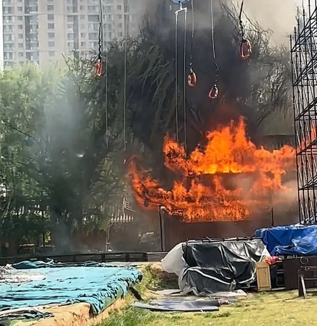 河南洛邑古城突发火灾,官方通报 河南洛邑古城突发火灾,官方通报