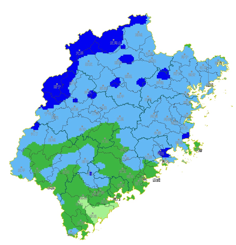暴雨、冰雹、局部寒潮!福建最新预警 暴雨、冰雹、局部寒潮!福建最新预警