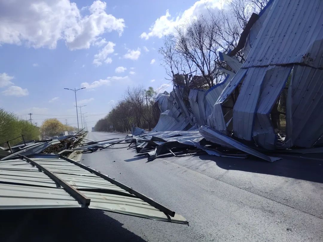 北京13个区出现10级以上阵风！倒了400多棵树，还有车辆被砸，厂房屋顶被吹翻