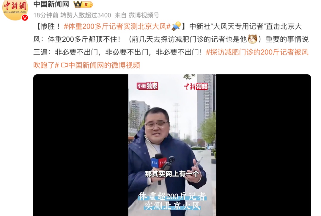 小狗吹成海豹！大风天刷屏，这名大二学生提前预测到了……