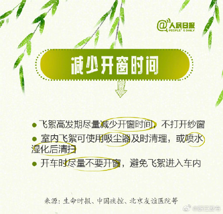 柳絮预警!收好这份过敏人群飞絮防护指南 柳絮预警!收好这份过敏人群飞絮防护指南