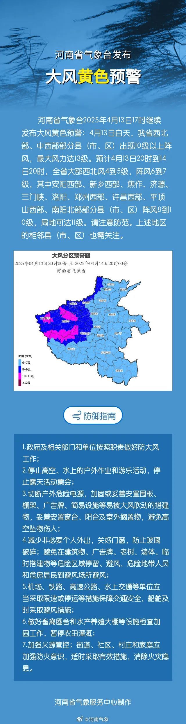 河南的大风还要刮多久？最新预警来了