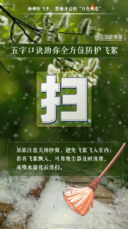 五字口诀助你全方位防护飞絮 五字口诀助你全方位防护飞絮