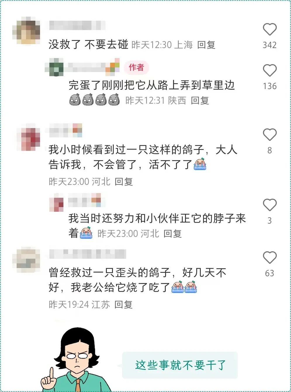 遇到这种诡异姿势的鸟，快跑，别好奇！