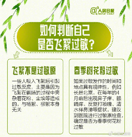 柳絮预警!收好这份过敏人群飞絮防护指南 柳絮预警!收好这份过敏人群飞絮防护指南
