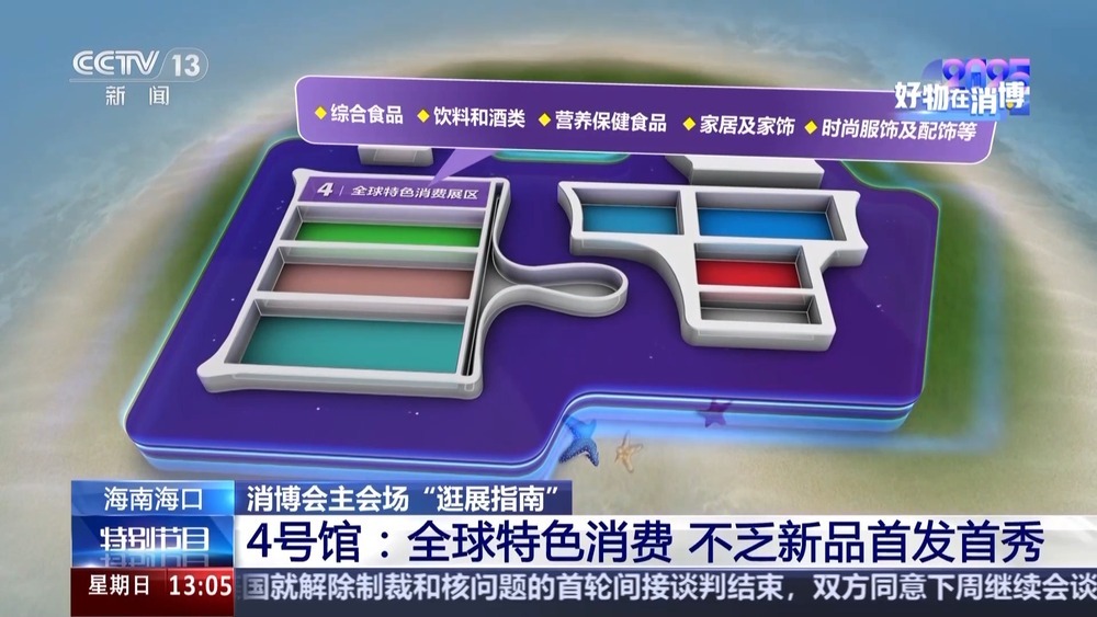 八大展馆汇集全球好物 这份消博会逛展指南请查收→ 八大展馆汇集全球好物 这份消博会逛展指南请查收→