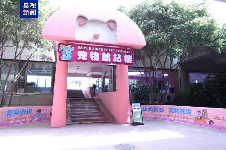 广州白云机场宠物航站楼即将投入运营 提供一站式携宠出行服务