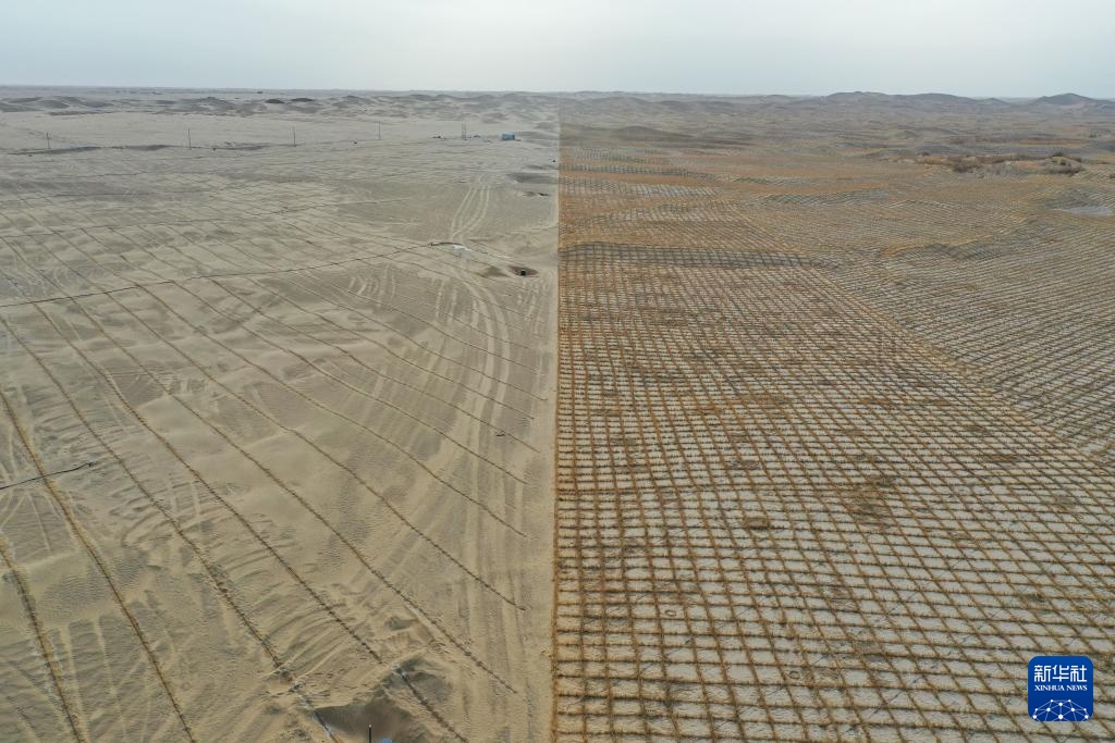 从“锁边”到“扩绿” &nbsp;新疆加快巩固塔克拉玛干沙漠锁边成果