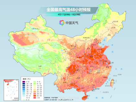 我国多地气温继续上升 郑州石家庄冲击35℃高温线