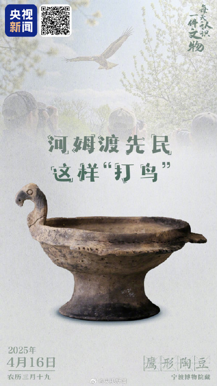 几千年前古人手搓雄鹰手办