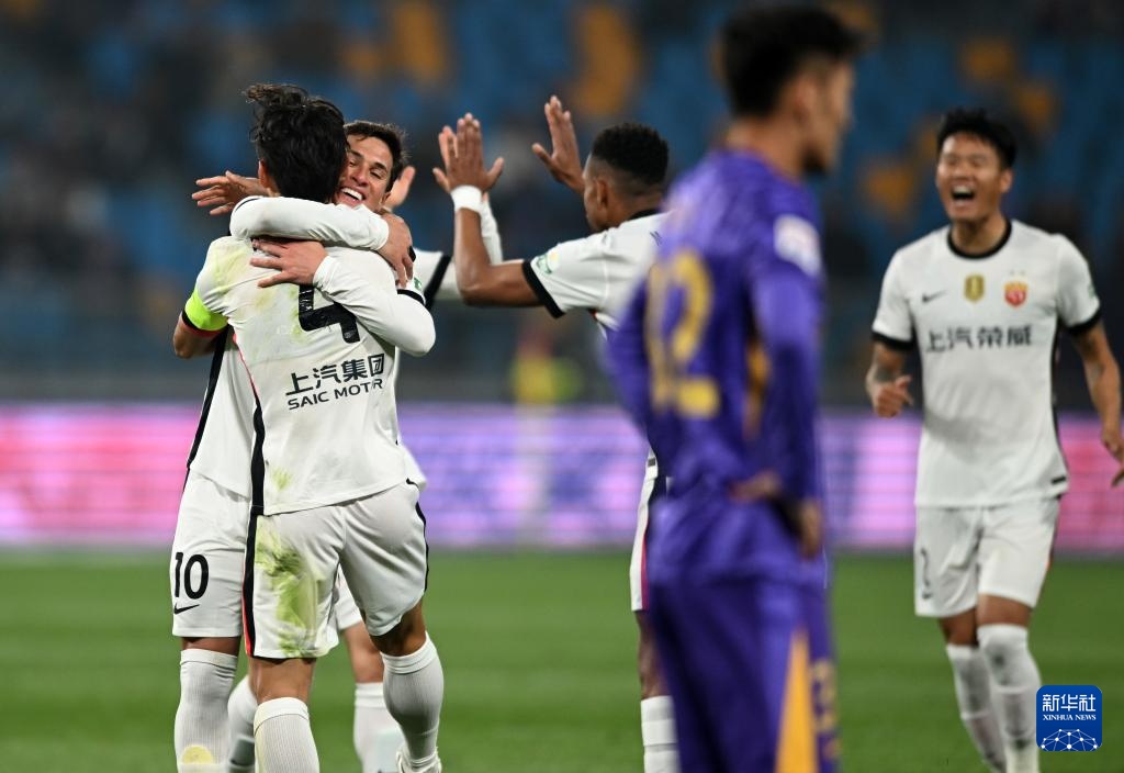 中超：上海海港胜天津津门虎