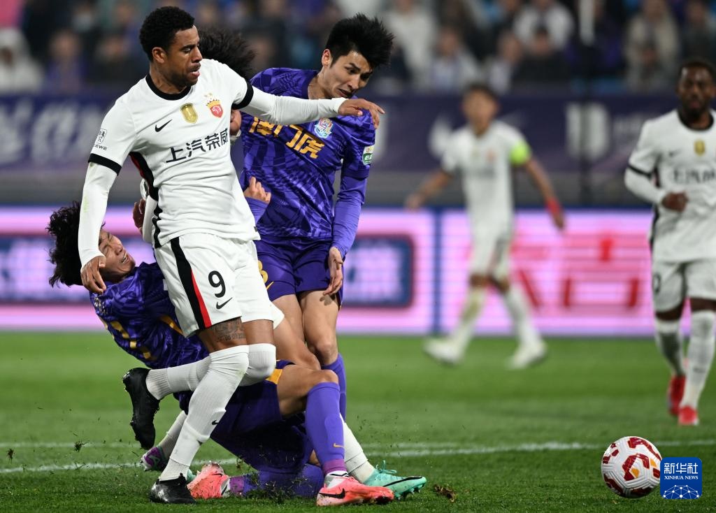 中超：上海海港胜天津津门虎