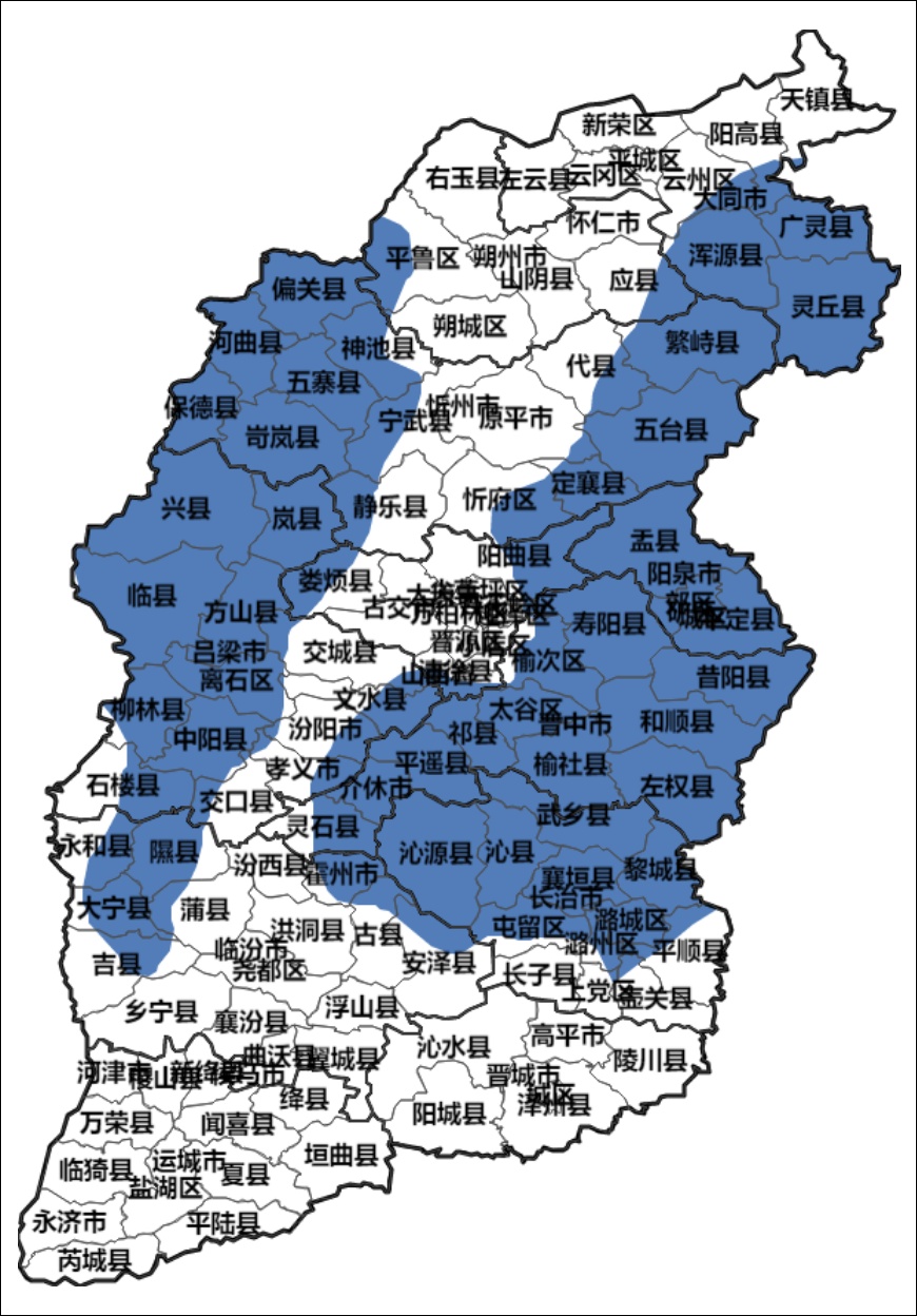 山西变更发布沙尘、大风双预警 山西变更发布沙尘、大风双预警