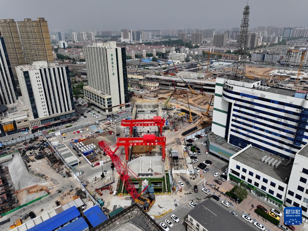 石家庄市城市轨道交通5号线加紧建设