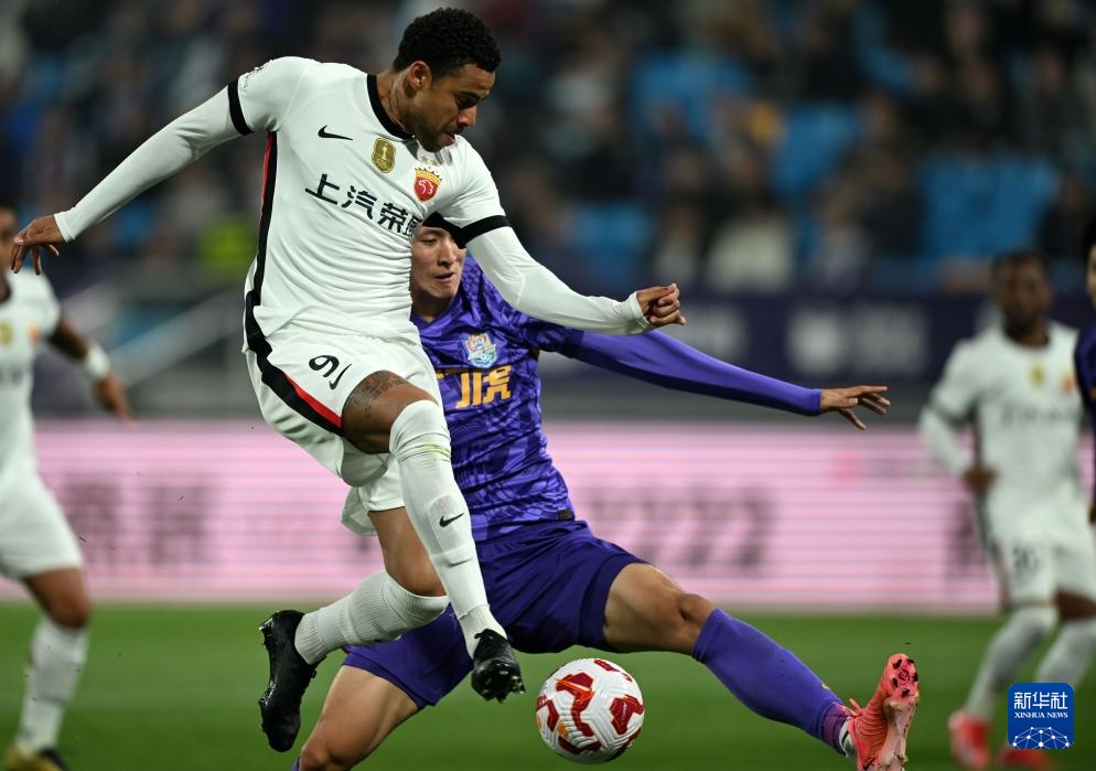 中超：上海海港胜天津津门虎