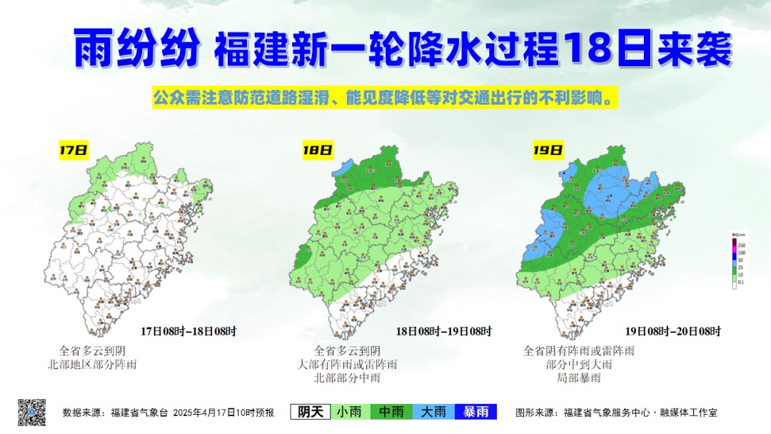 注意！暴雨+大雾！福建天气马上要变！时间就在......