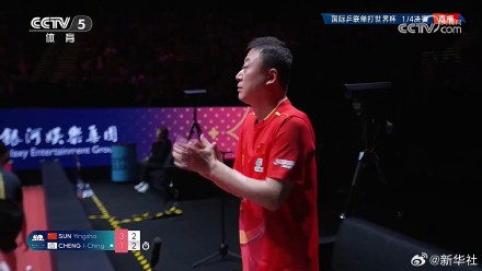 祝贺！孙颖莎澳门世界杯晋级四强