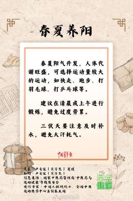 中医教你如何顺应天时运动 中医教你如何顺应天时运动