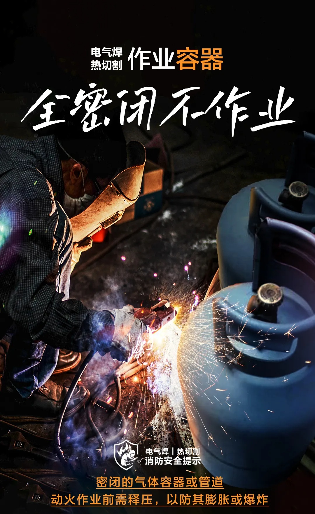 两男子“顶风”动火作业，双双被拘！