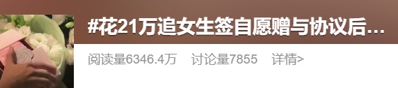 冲上热搜！男子花21万追女生签自愿赠与协议后起诉，能追回吗？律师解读→