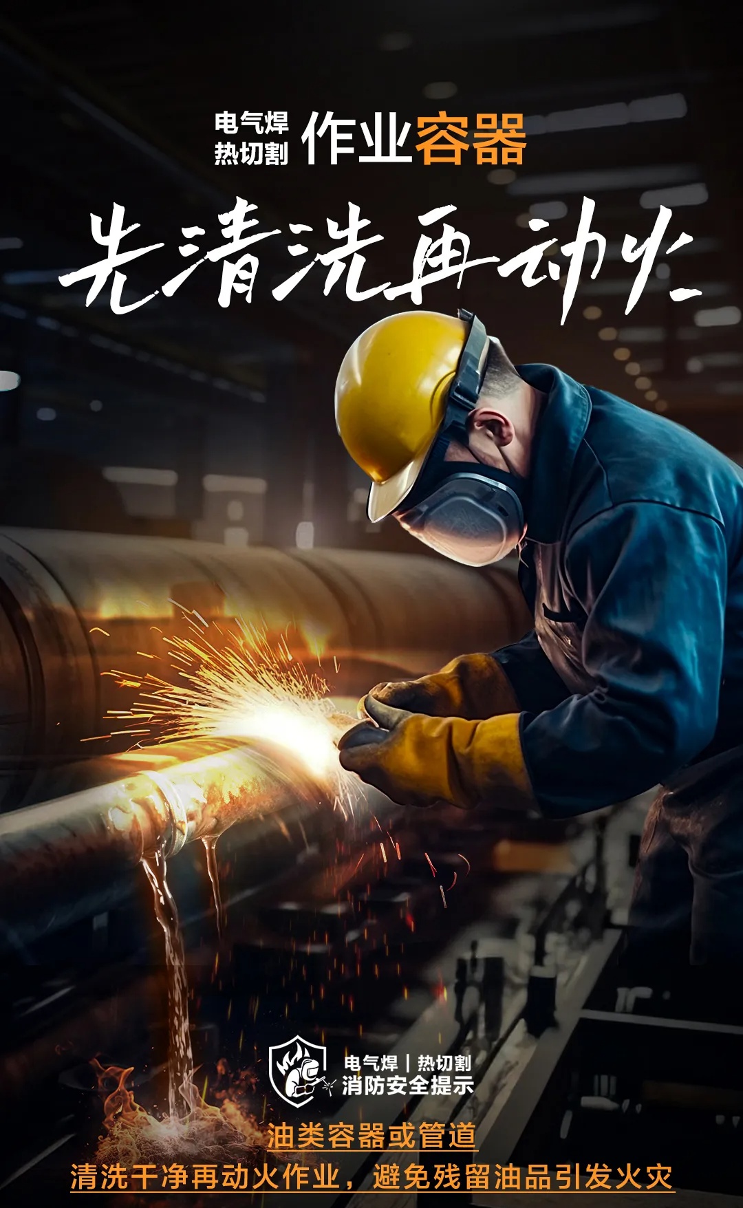 两男子“顶风”动火作业，双双被拘！