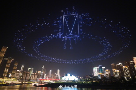 重庆无人机展演全年预计演出90场 重庆无人机展演全年预计演出90场