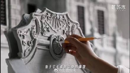 女生用巧克力复原圆明园海晏堂 女生用巧克力复原圆明园海晏堂