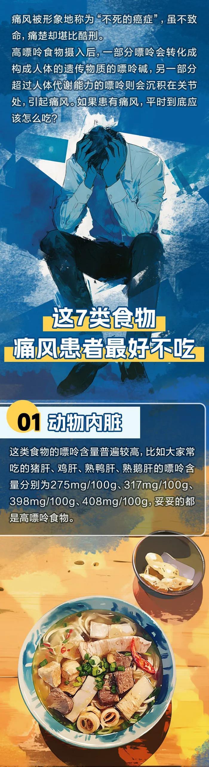 想要控制好痛风长期管理是关键 这7类食物最好别碰