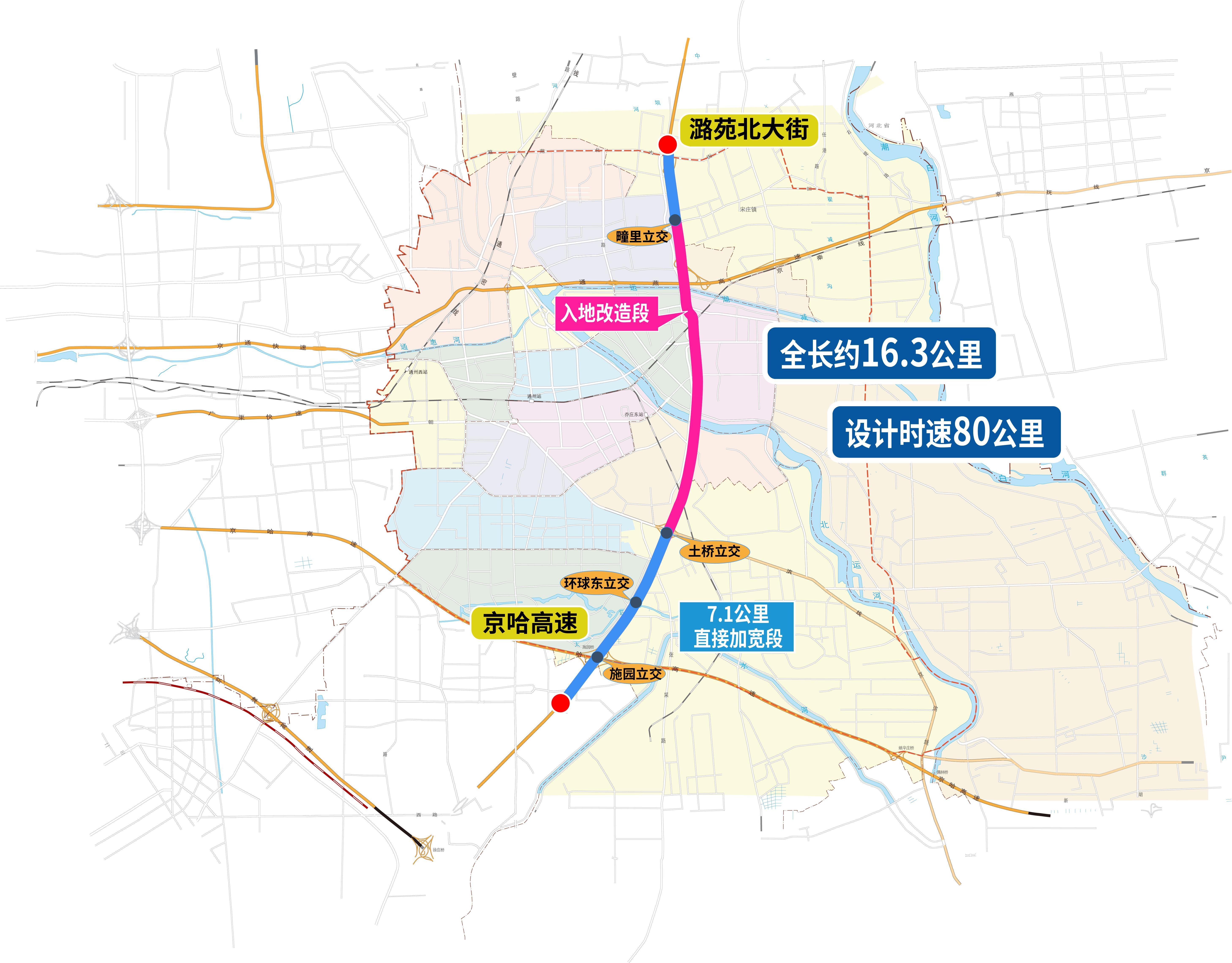 北京东六环改造工程今天通车 7.4公里隧道+高线公园上线