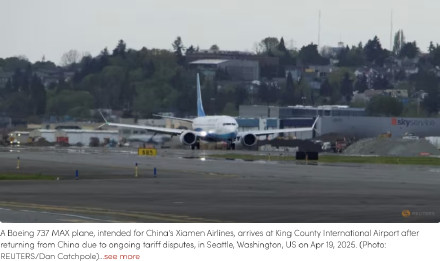 原本交给中国的波音飞机被退回美国 原本交给中国的波音飞机被退回美国