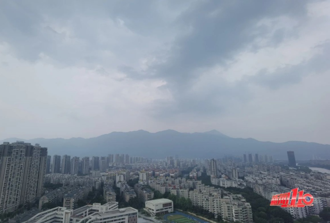 太刺激！直冲37.7℃！然后一秒天黑！福州人下班快回家！