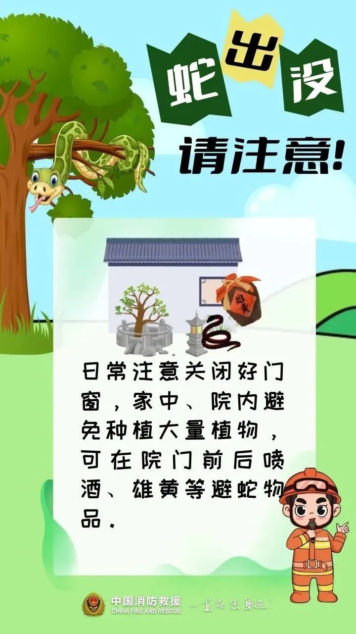 浙江一小区惊现神秘白蛇，消防员出手，背后身份竟然是……
