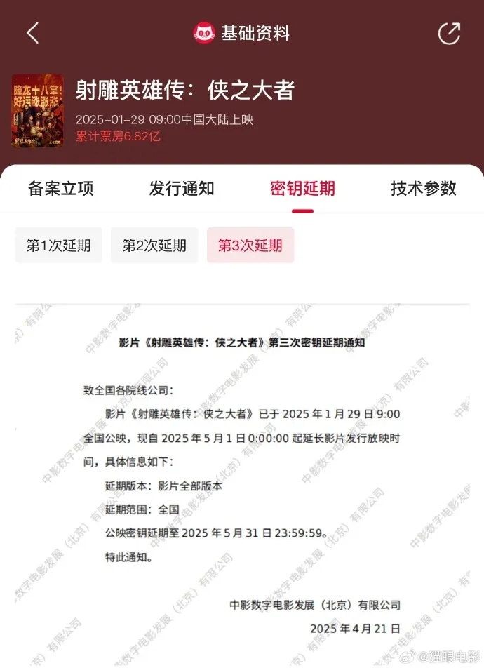 第三次延期！《哪吒2》延长放映至5月31日，票房距《泰坦尼克号》相差约7.2亿