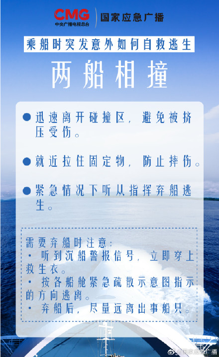 船只千万条 安全第一条 逃生不规范 亲人两行泪!这份自救逃生指南速速收好 船只千万条 安全第一条 逃生不规范 亲人两行泪!这份自救逃生指南速速收好