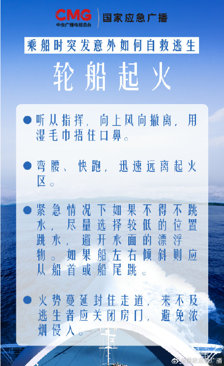 船只千万条 安全第一条 逃生不规范 亲人两行泪!这份自救逃生指南速速收好 船只千万条 安全第一条 逃生不规范 亲人两行泪!这份自救逃生指南速速收好
