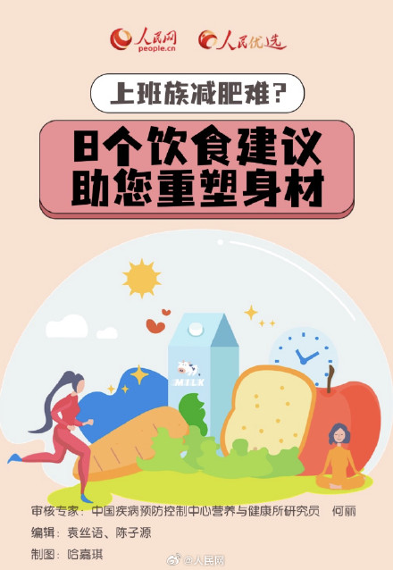 上班族减肥难？8个建议助你重塑身材