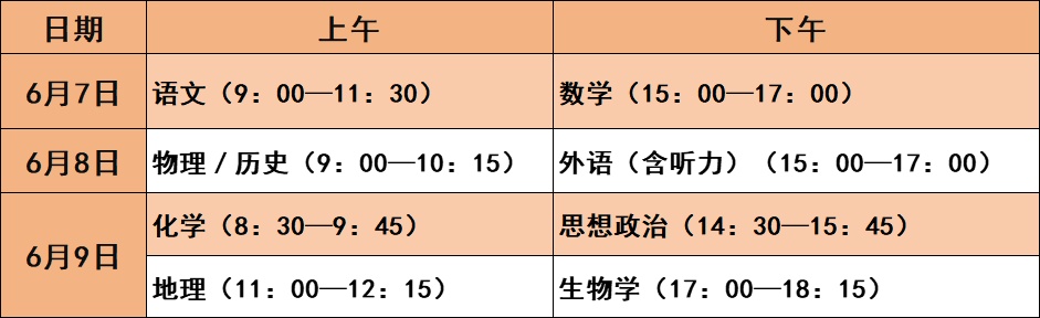 @高考生，今年江西高考这样安排→