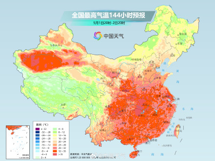 炎热加码 30度面积将扩大