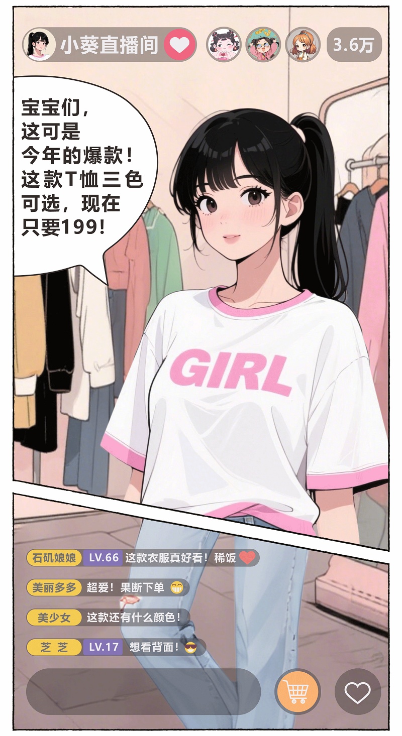 “家人们，上链接”！当我的贴心主播如线面繁殖……