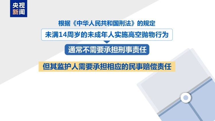 高空抛物 没砸到人就没事？别让危险“从天而降”