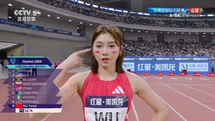 吴艳妮钻石联赛100米栏第七 吴艳妮钻石联赛100米栏第七
